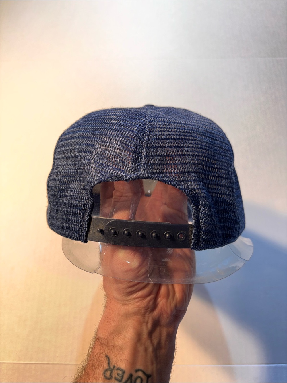 Vtg I Love Country Music Nashville 80’s 90’s Blue Foam Trucker SnapBack Hat - Picture 4 of 7